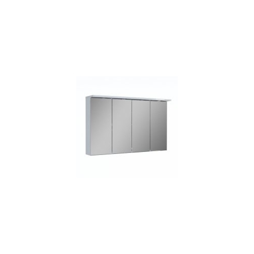 ORISTO SILVER viršutinė spintelė su veidrodžiu 120x14x72cm pločio